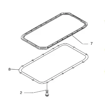 4897877 - Прокладка поддона ДВС NEF4,5 H/WD, Dieci